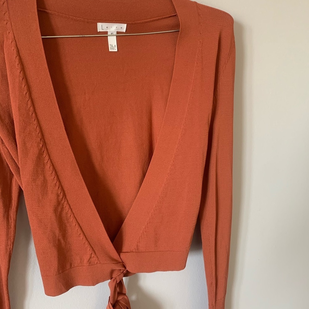 NWOT Leith Wrap Sweater - Picture 2 of 7